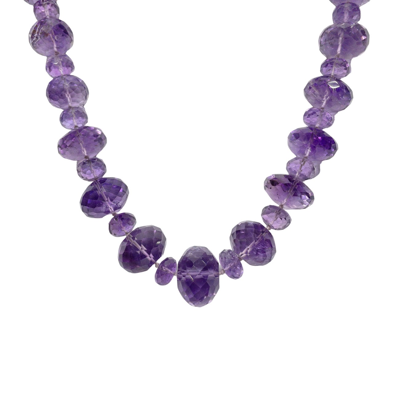 Amethyst & 14K Gold Necklace