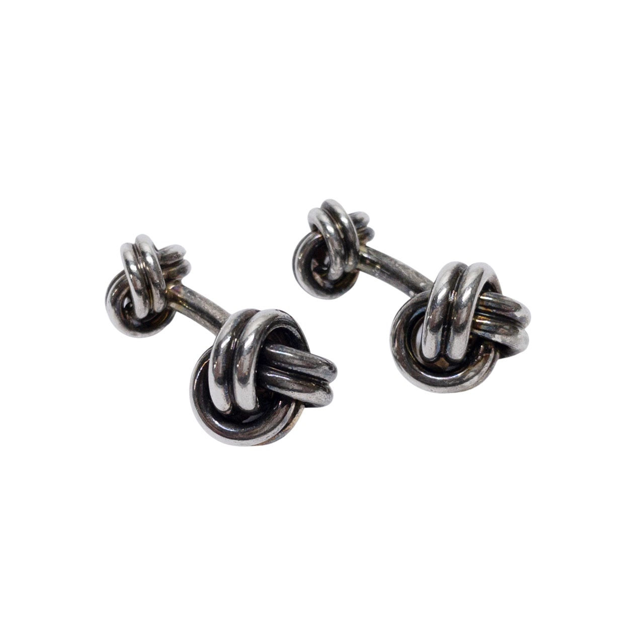 Tiffany & Co. Sterling Silver Knotted Cufflinks