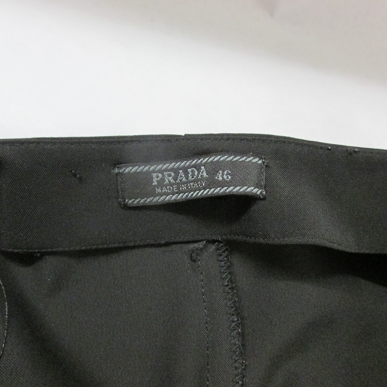 Prada Belted Mini Skirt