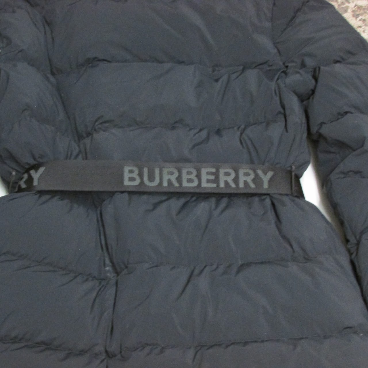 Burberry Long Hooded Puffer Coat