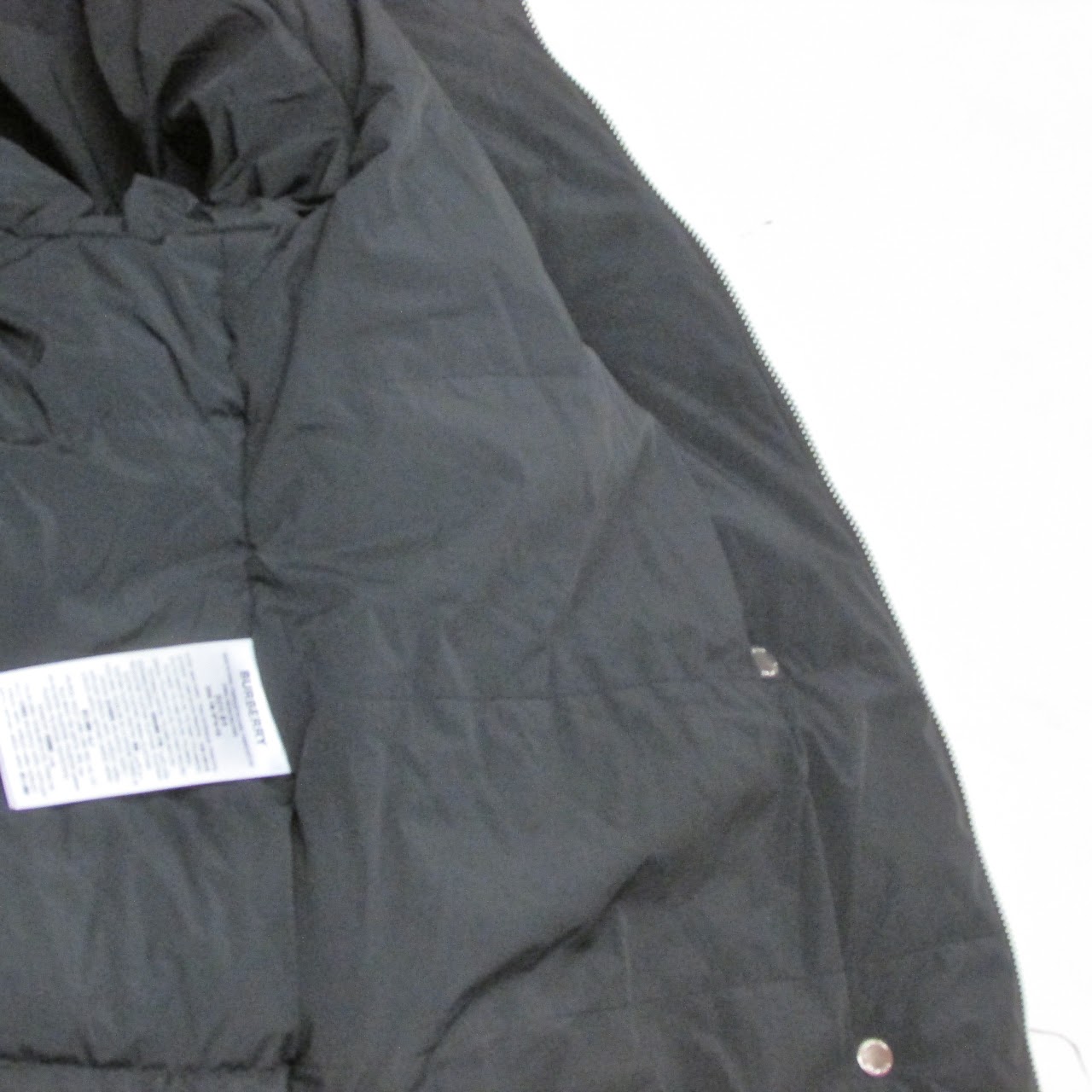 Burberry Long Hooded Puffer Coat