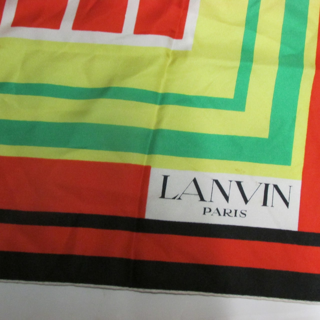 Lanvin Paris Silk Scarf