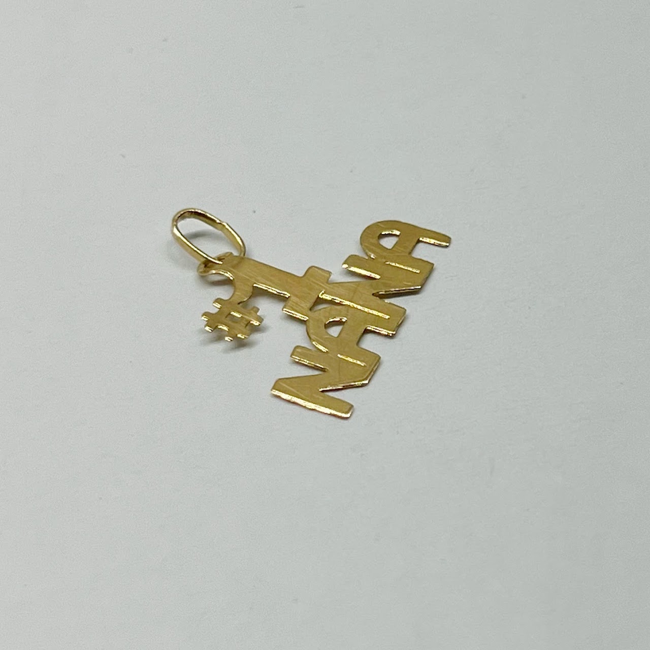 14K Gold '#1 Nana' Pendant