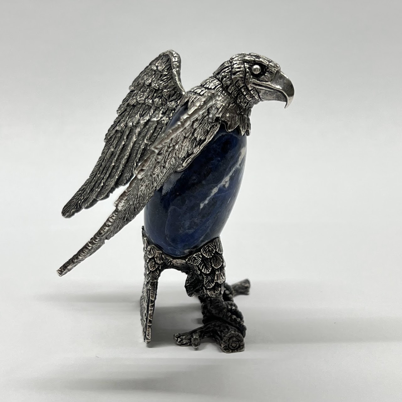 Sterling Silver & Sodalite Eagle Sculpture