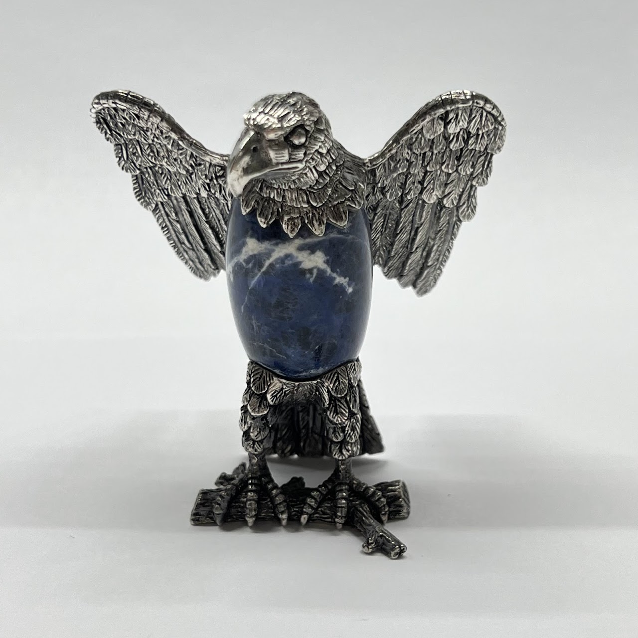 Sterling Silver & Sodalite Eagle Sculpture