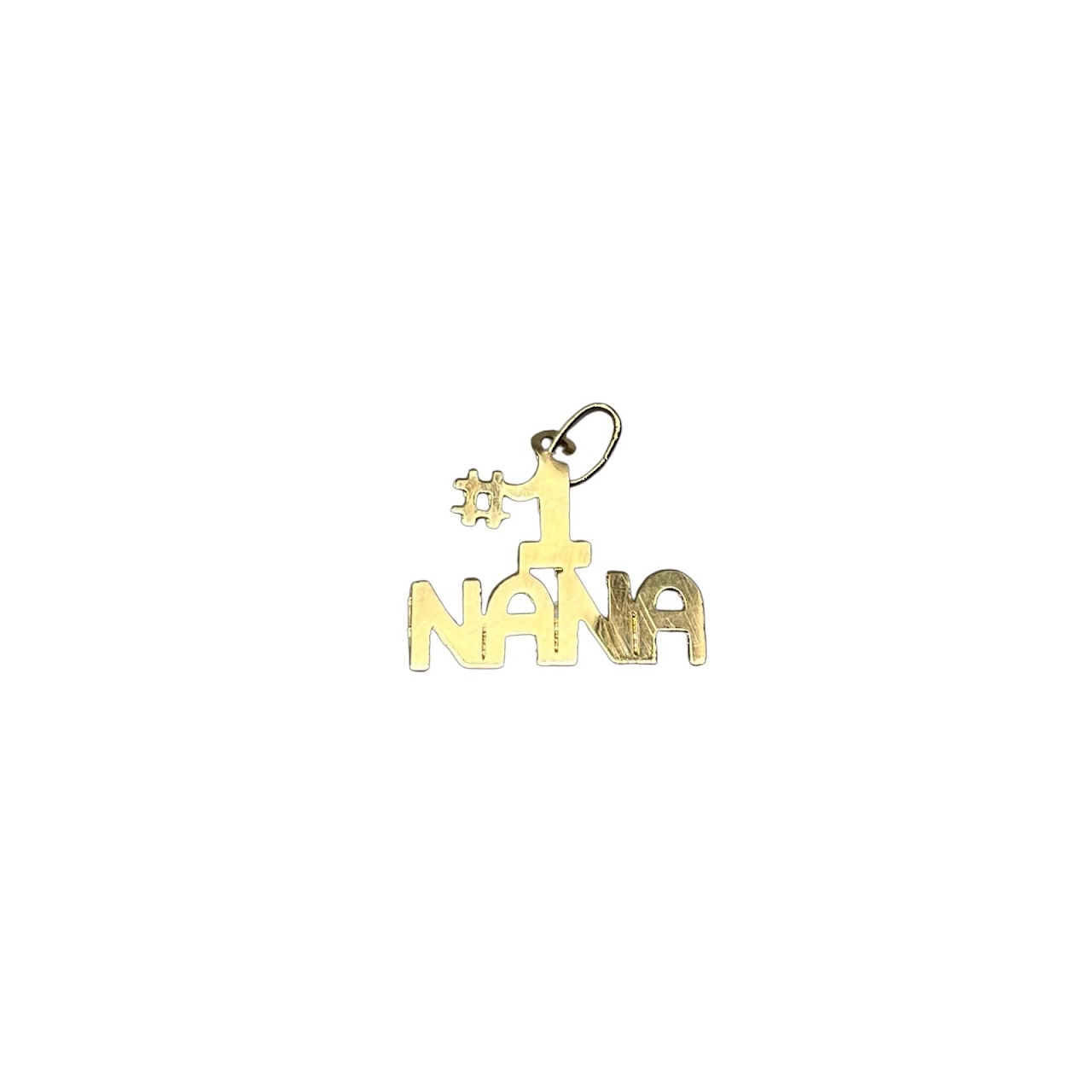 14K Gold '#1 Nana' Pendant