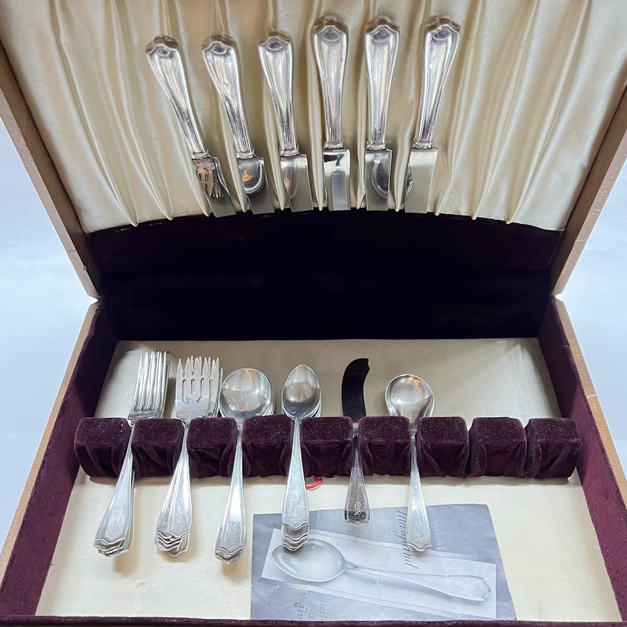 Sterling Silver Flatware Service for Six