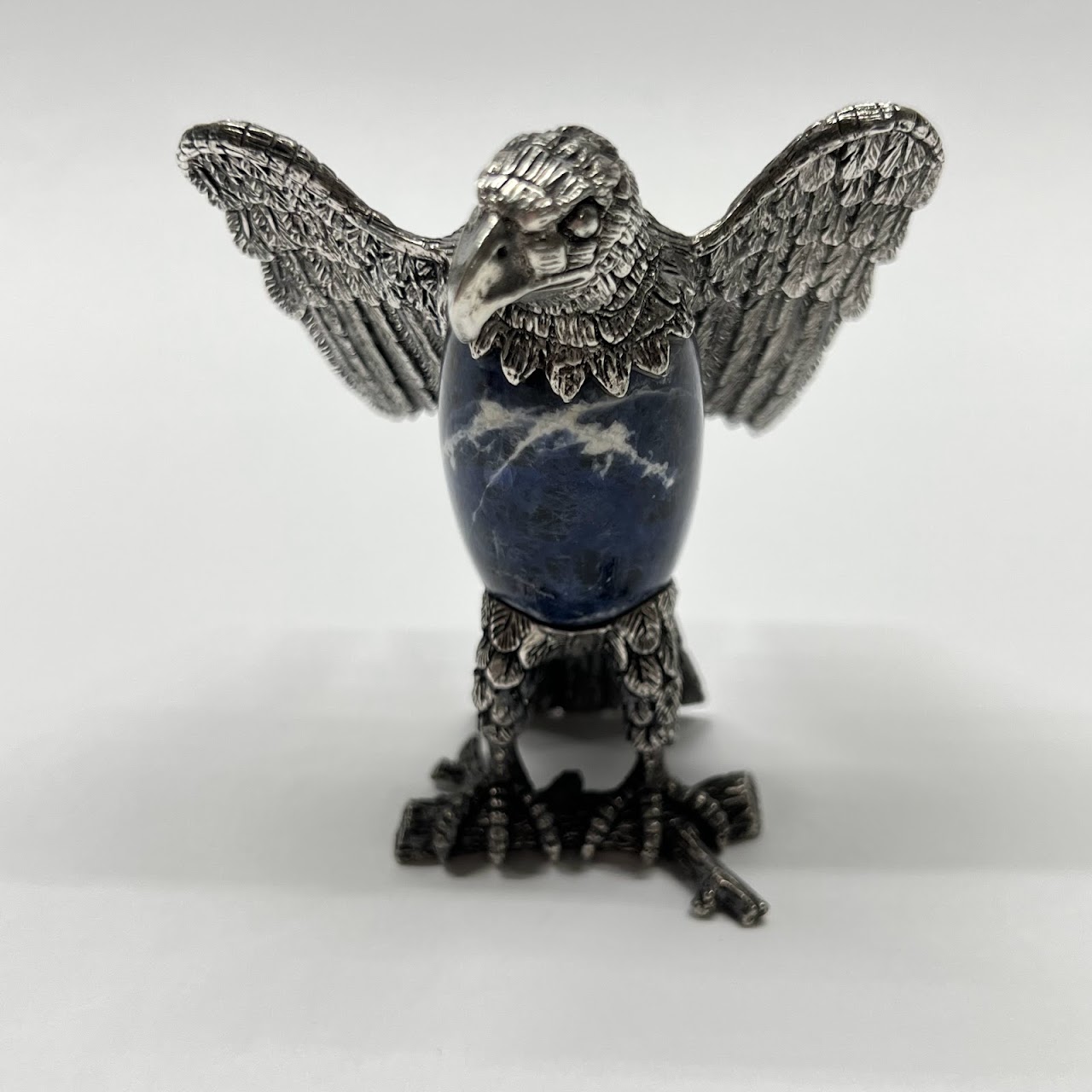 Sterling Silver & Sodalite Eagle Sculpture