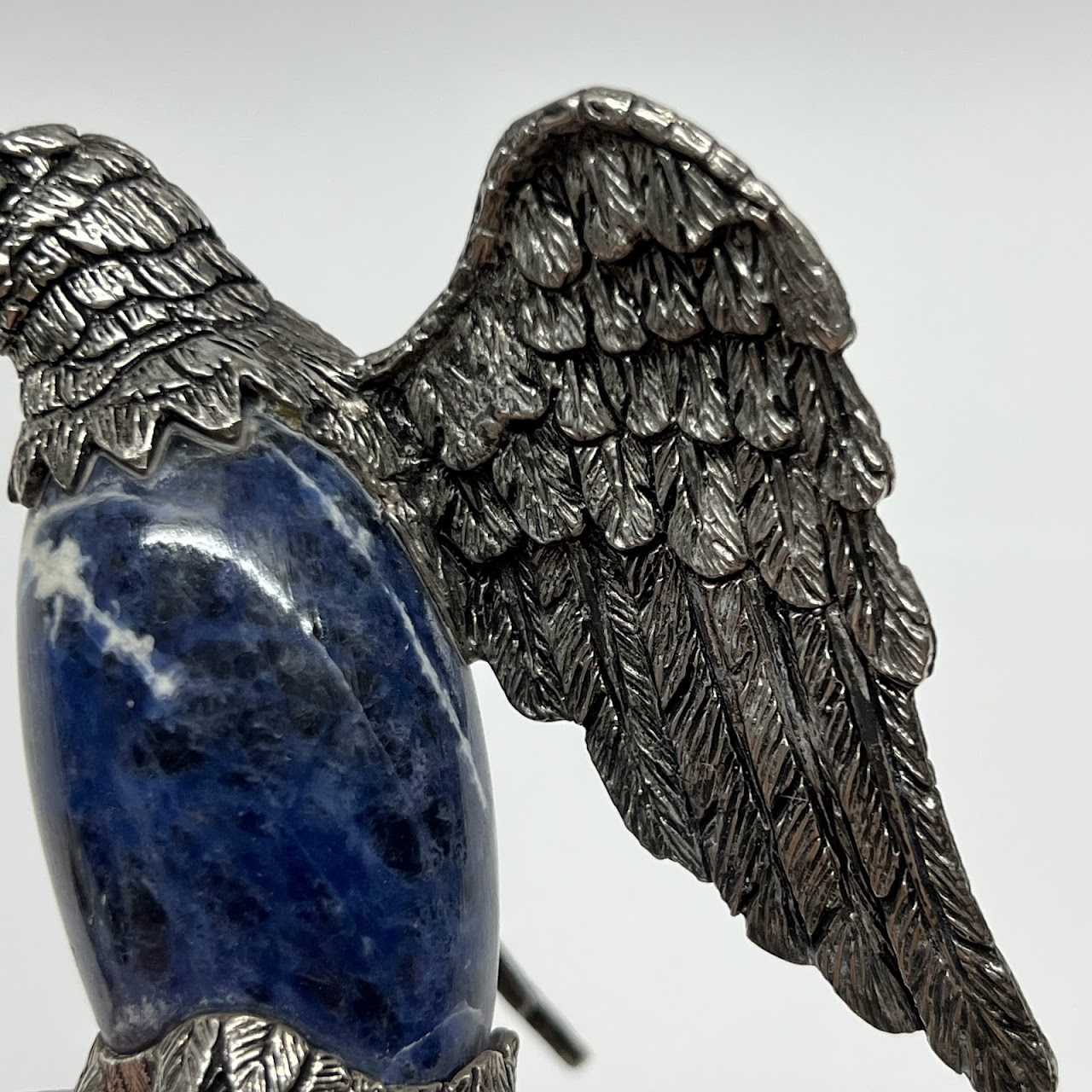 Sterling Silver & Sodalite Eagle Sculpture