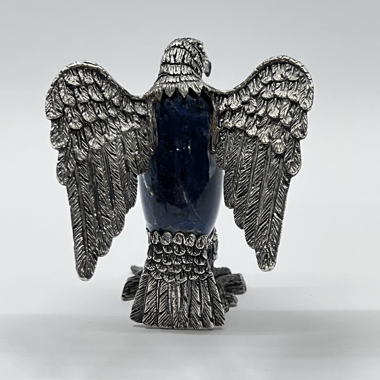 Sterling Silver & Sodalite Eagle Sculpture