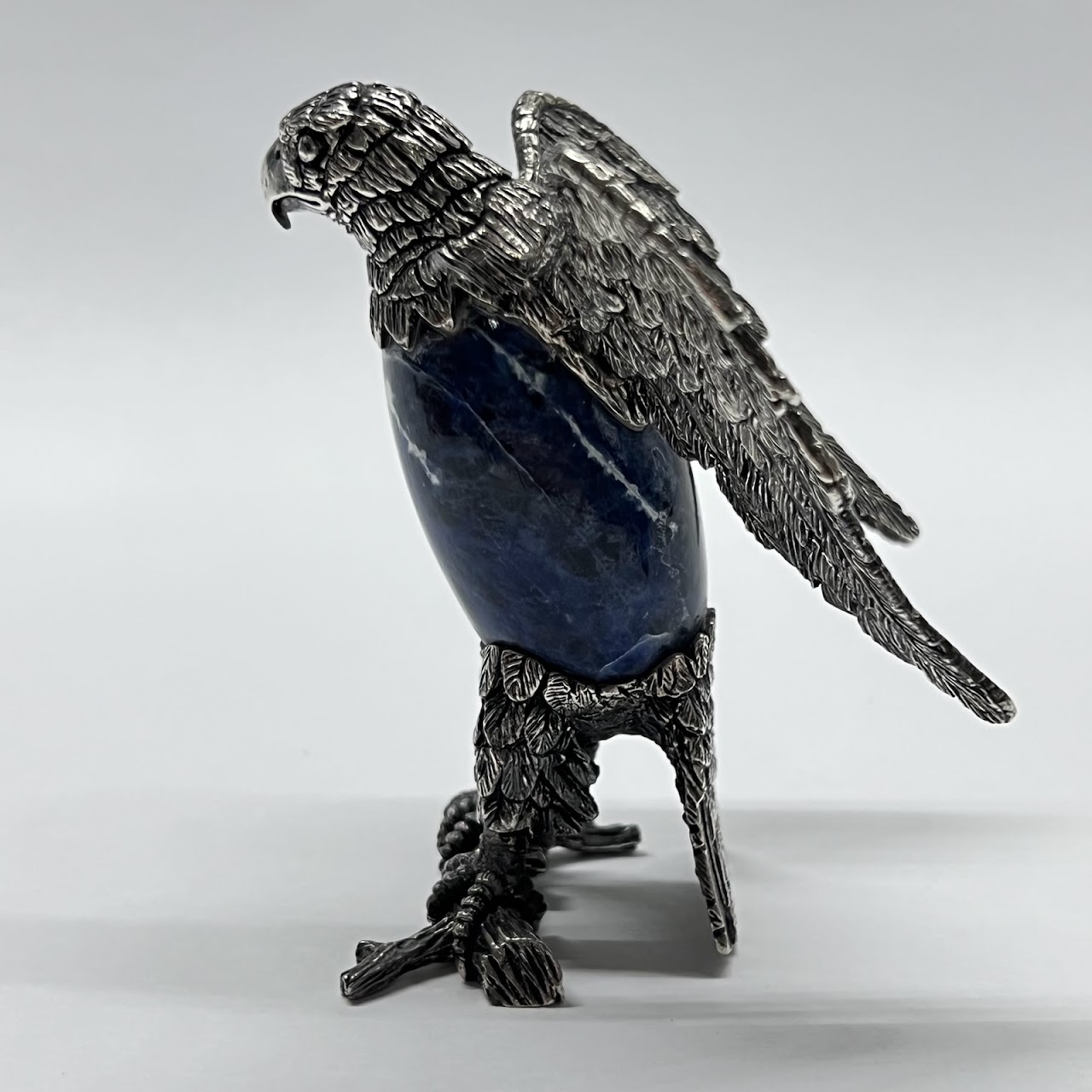 Sterling Silver & Sodalite Eagle Sculpture