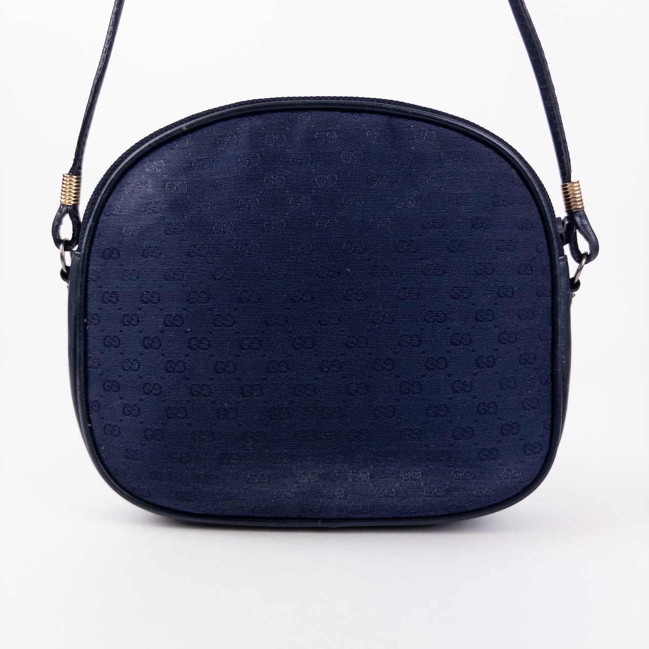 Gucci Interlocking GG Navy Blue Small Crossbody Bag