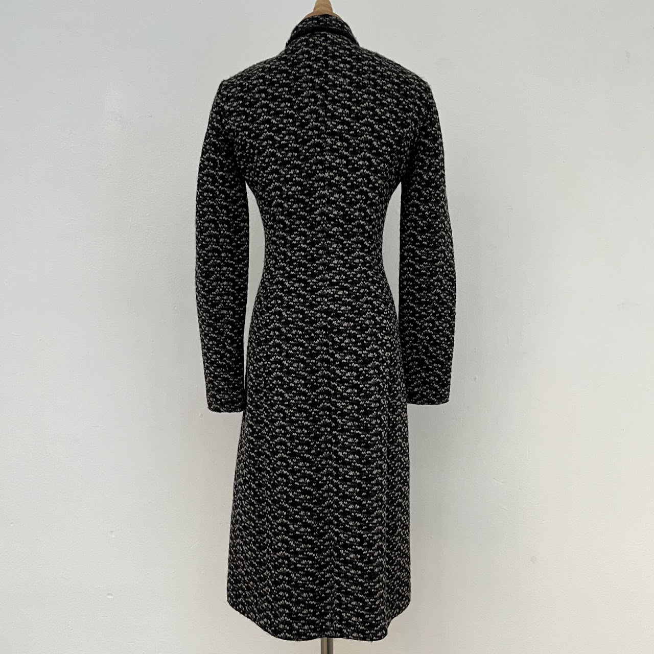 Bottega Veneta Wool Mohair Trimmed Coat