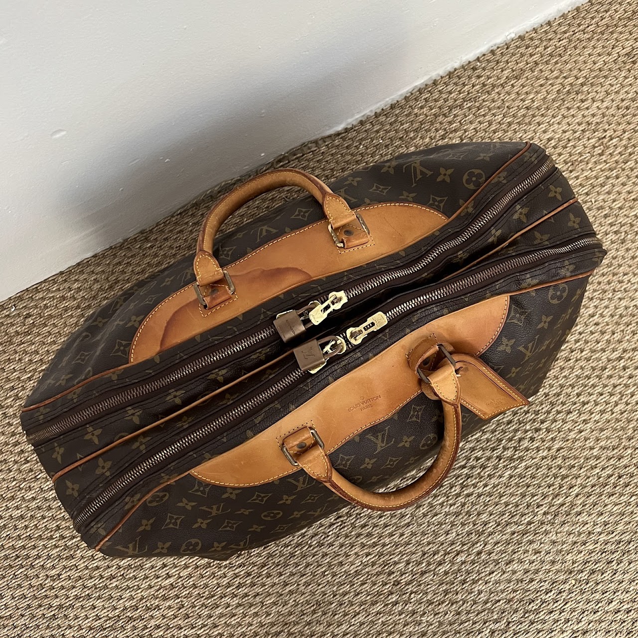 Louis Vuitton Alize 2 Compartment Travel Bag