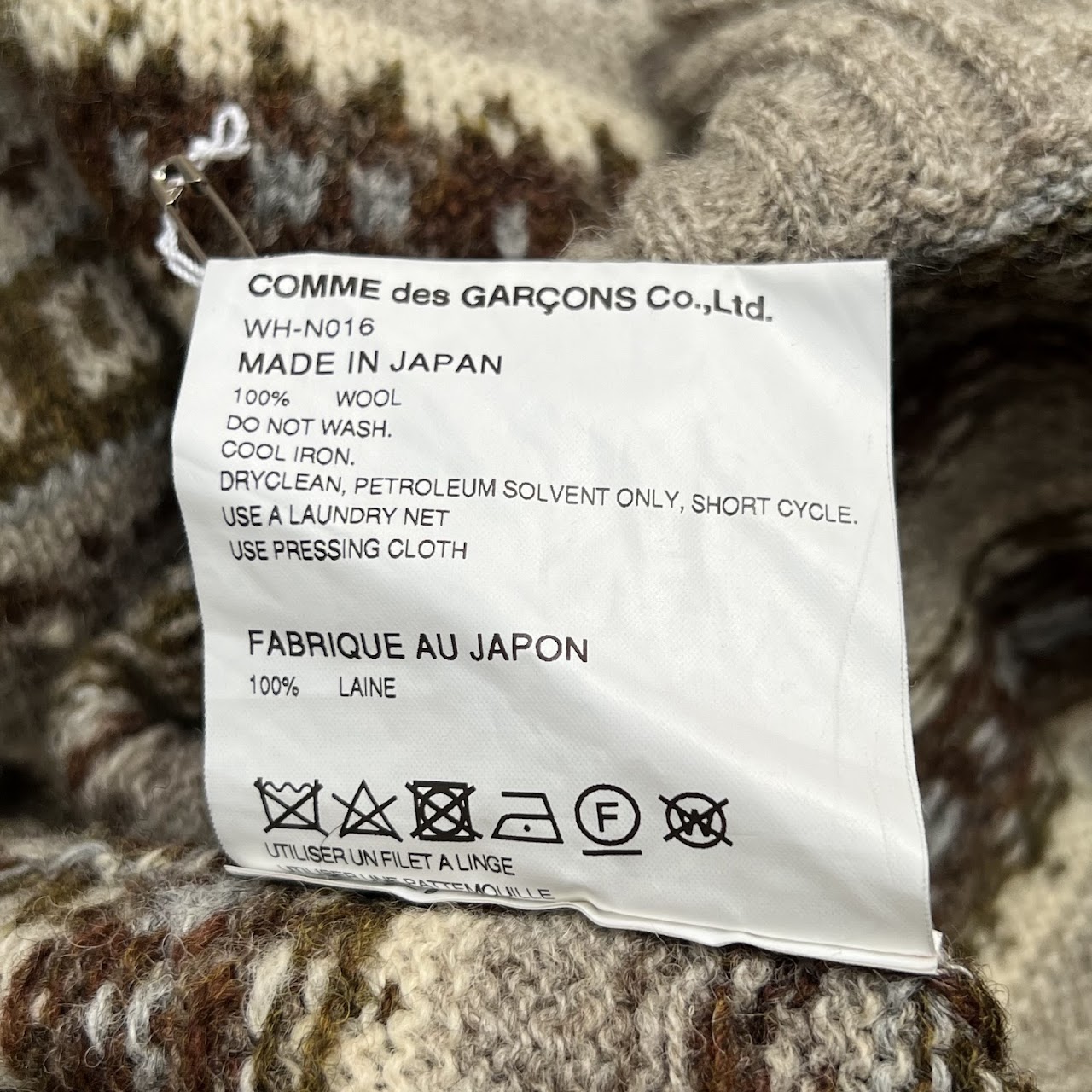 Junya Watanabe + Comme des Garçons MAN Wool Sweater