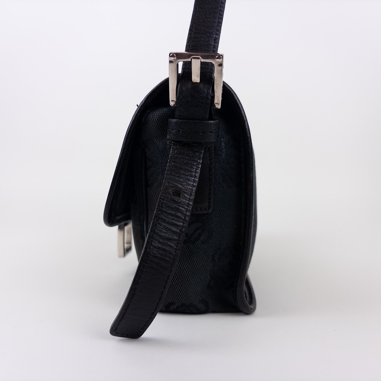 Loewe Vintage Anagram  Canvas Shoulder Bag