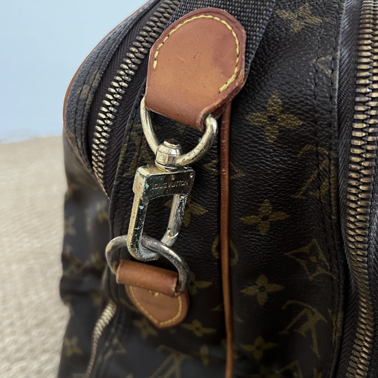 Louis Vuitton Alize 2 Compartment Travel Bag