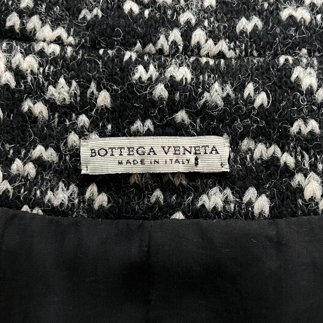 Bottega Veneta Wool Mohair Trimmed Coat