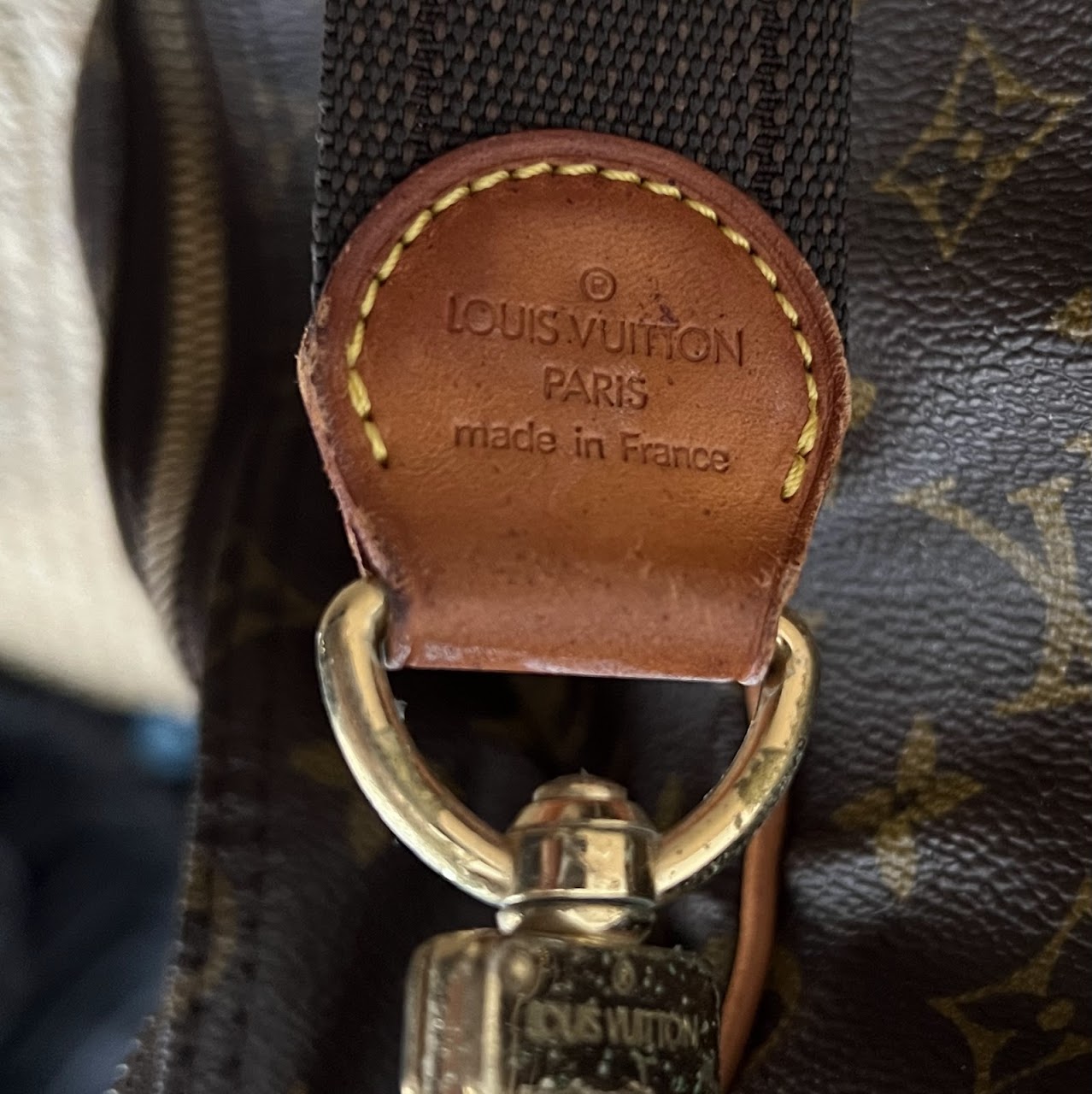 Louis Vuitton Alize 2 Compartment Travel Bag