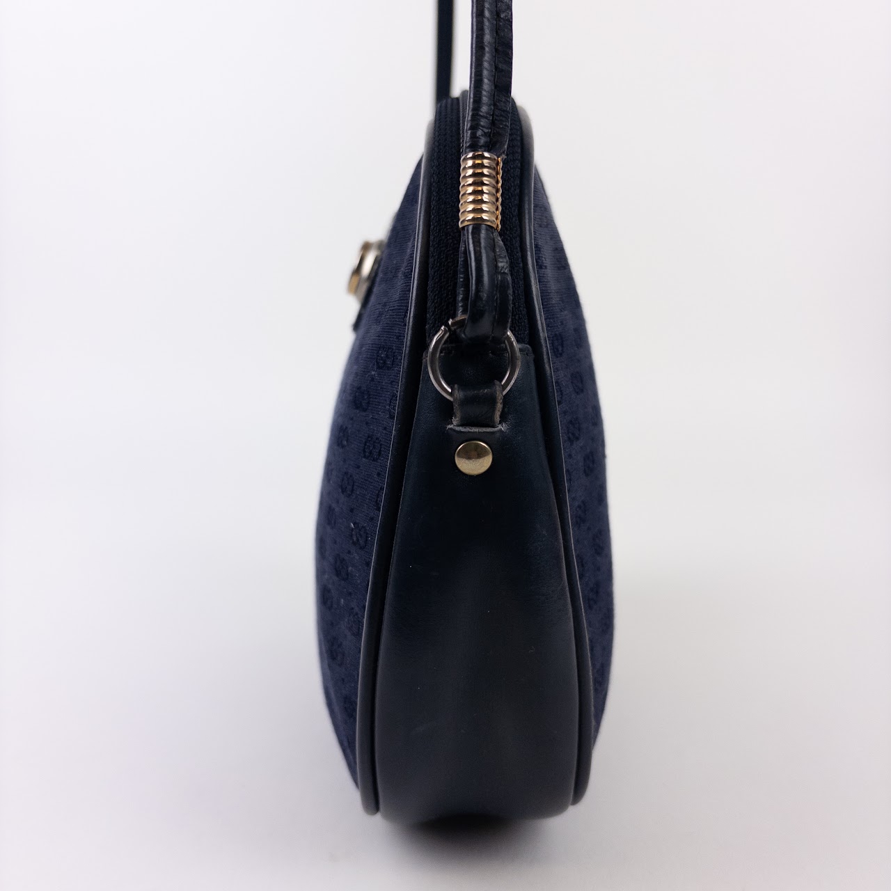 Gucci Interlocking GG Navy Blue Small Crossbody Bag