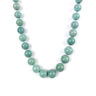 14K Gold and Natural Turquoise Bead Necklace