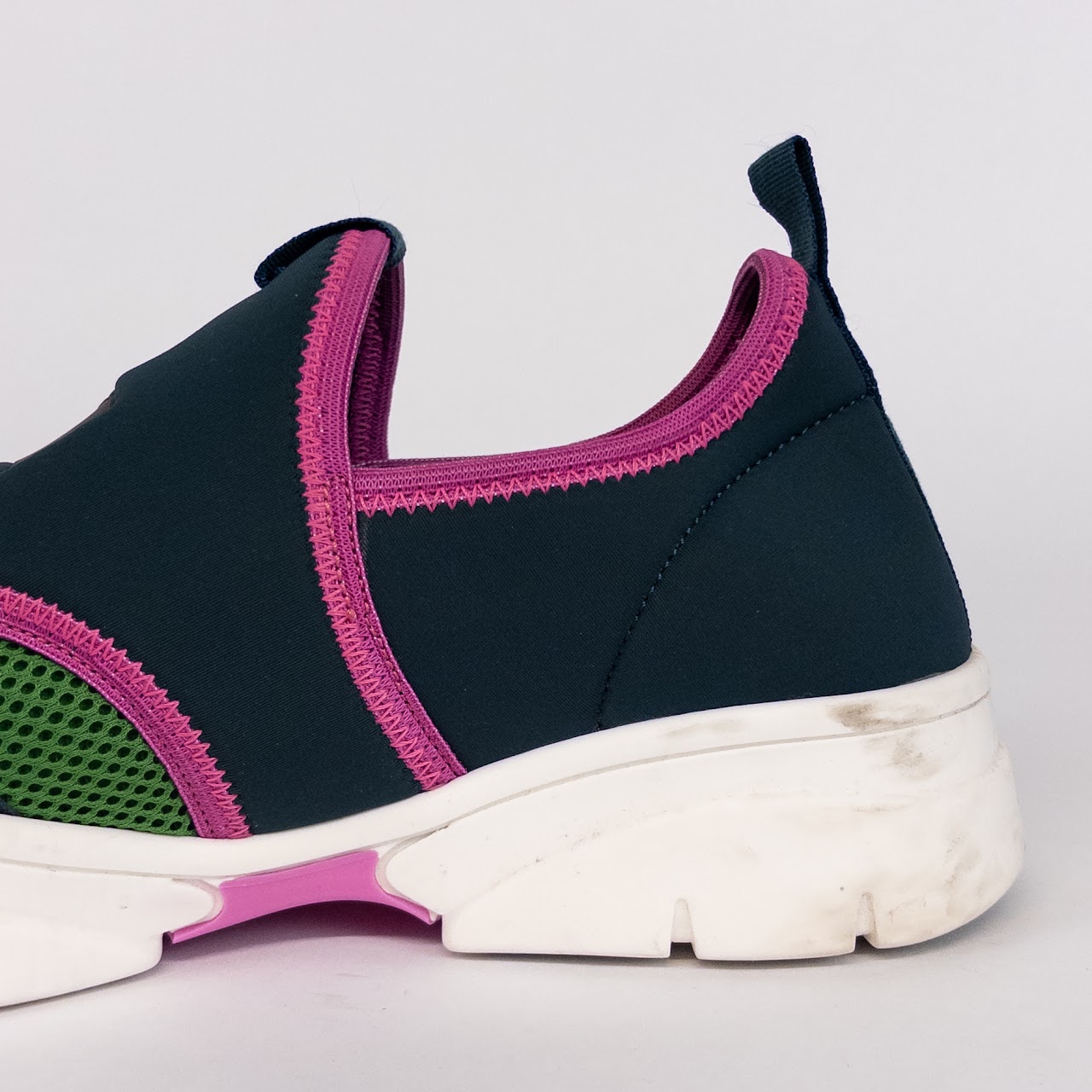 Isabel Marant Neoprene, Mesh and Suede Sneakers