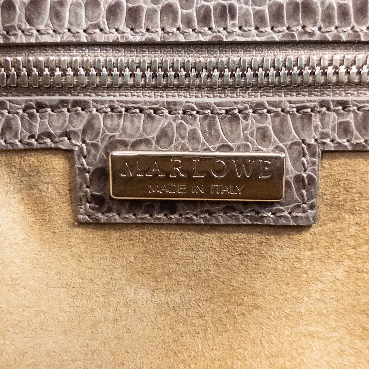 Marlowe Double Zipper Leather Bag