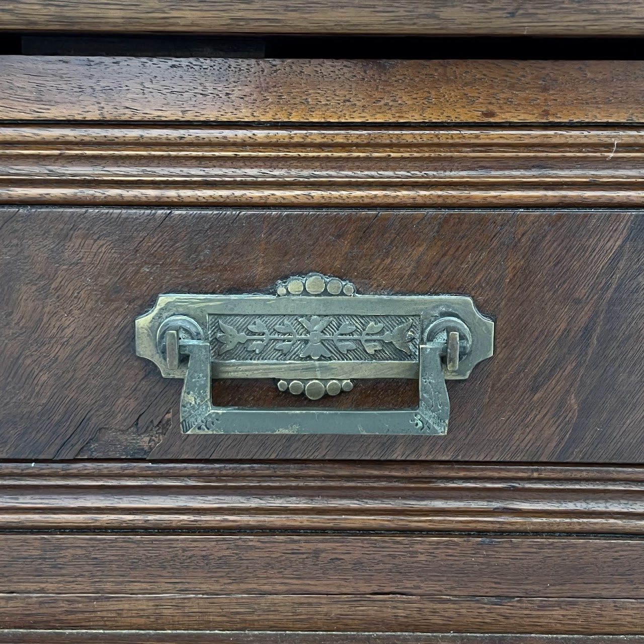 Eastlake Victorian Glass Front Bookcase