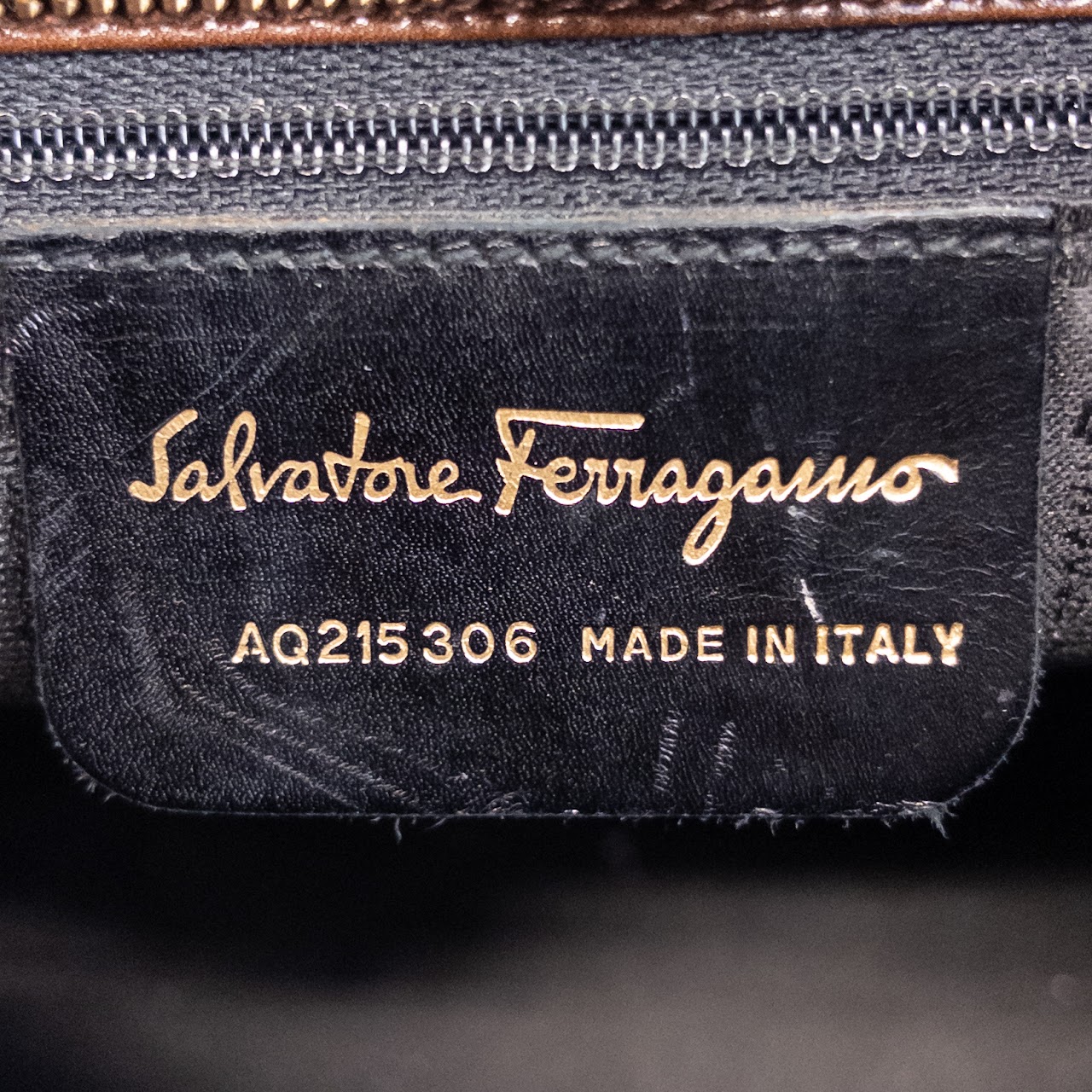 Salvatore Ferragamo Vintage Leather Crossbody Bag