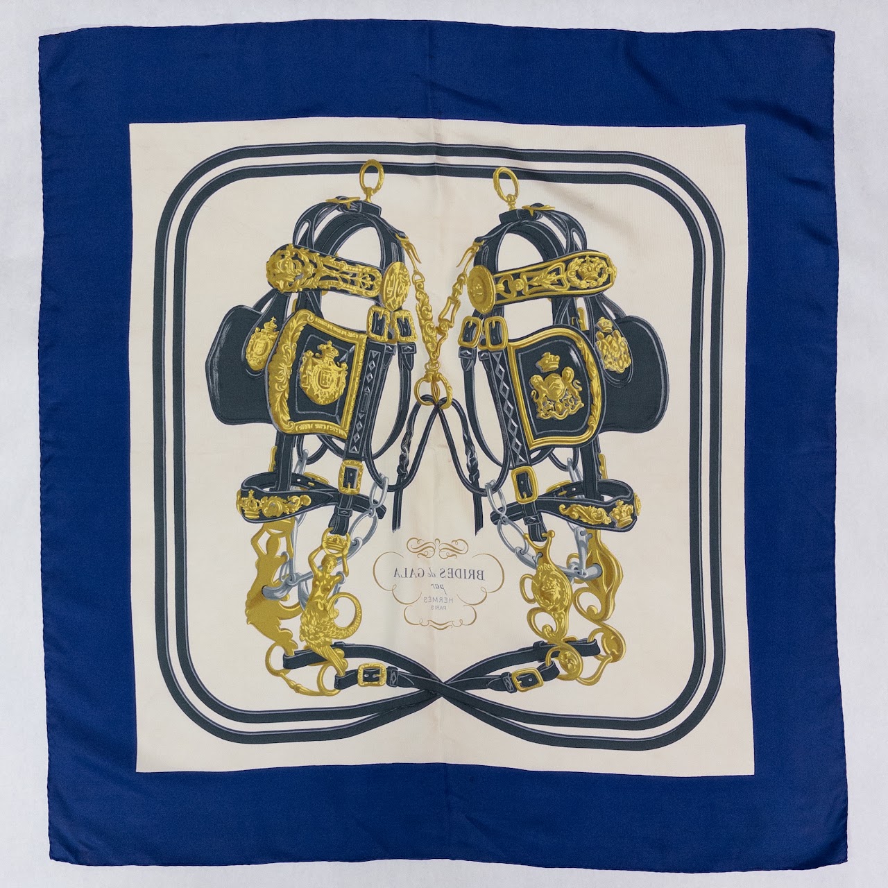 Hermès Brides de Gala Carre 90 Silk Scarf