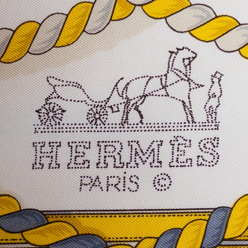 Hermès Grande Tenue Carre 90 Silk Scarf