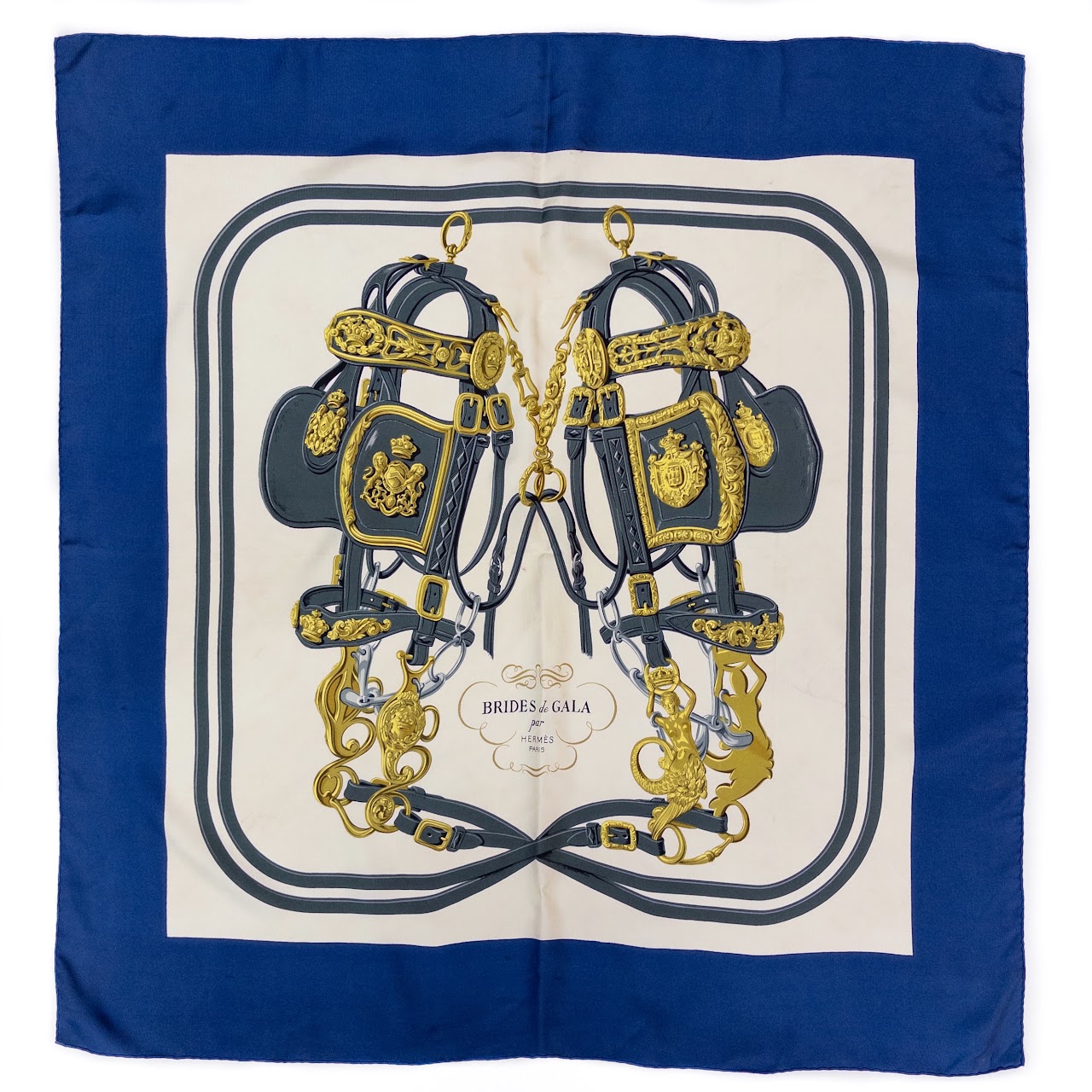 Hermès Brides de Gala Carre 90 Silk Scarf