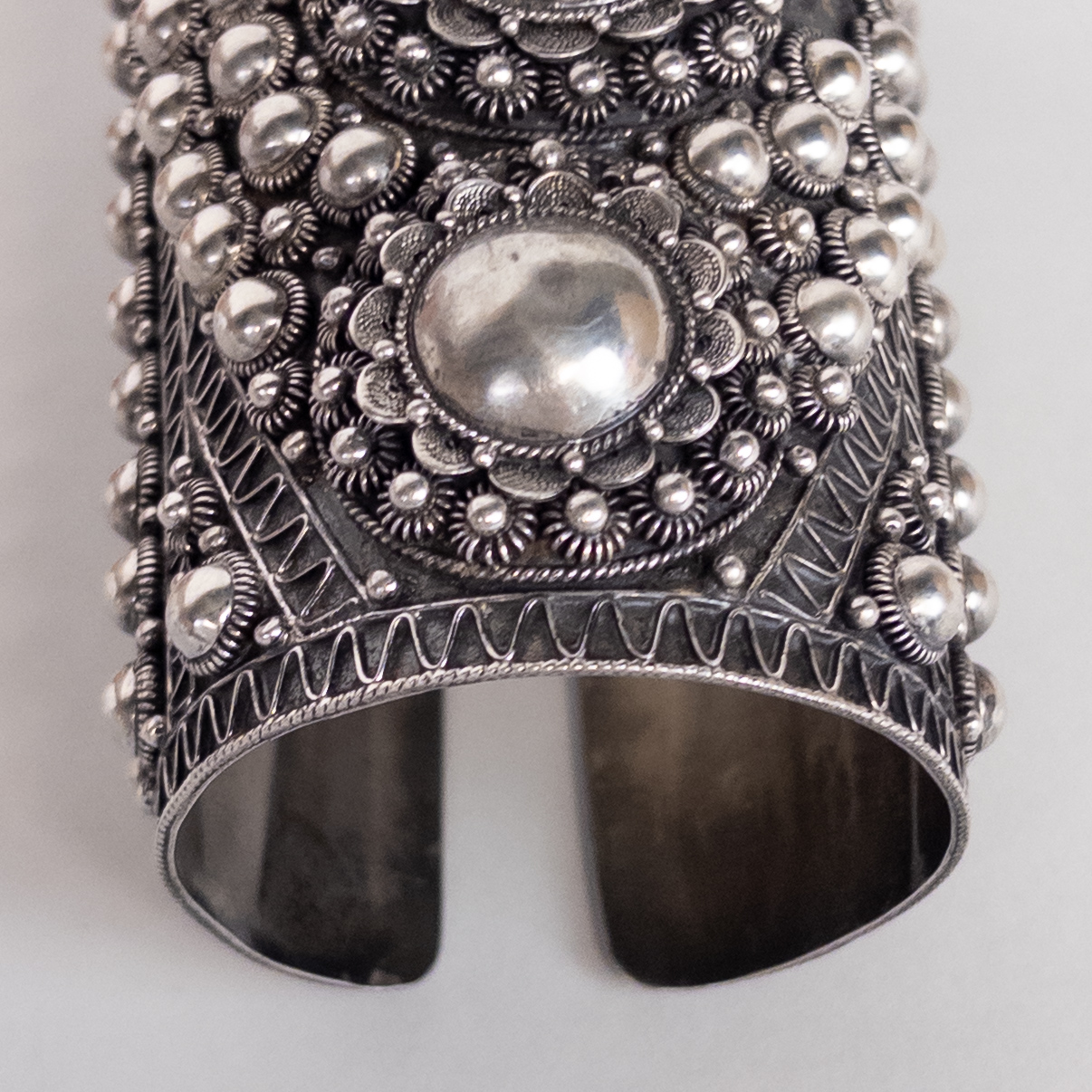 Siam Sterling SIlver Vintage Cuff Wrist Armor