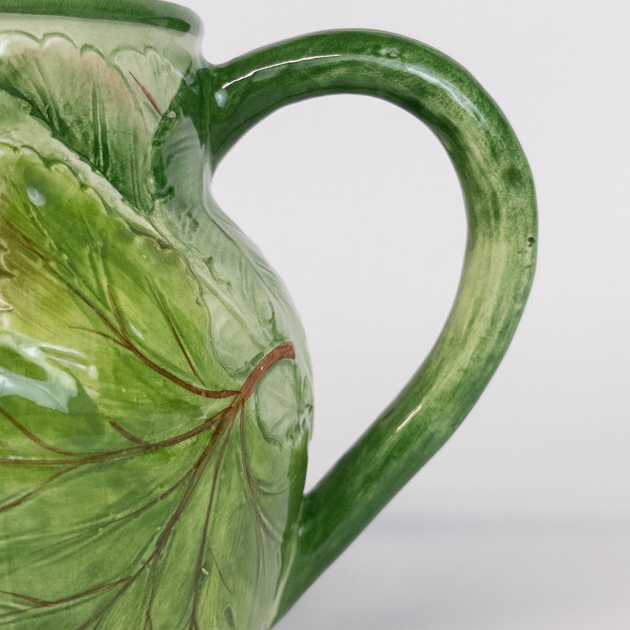 Tiffany & Co. Majolica Italian Ceramic Pitcher