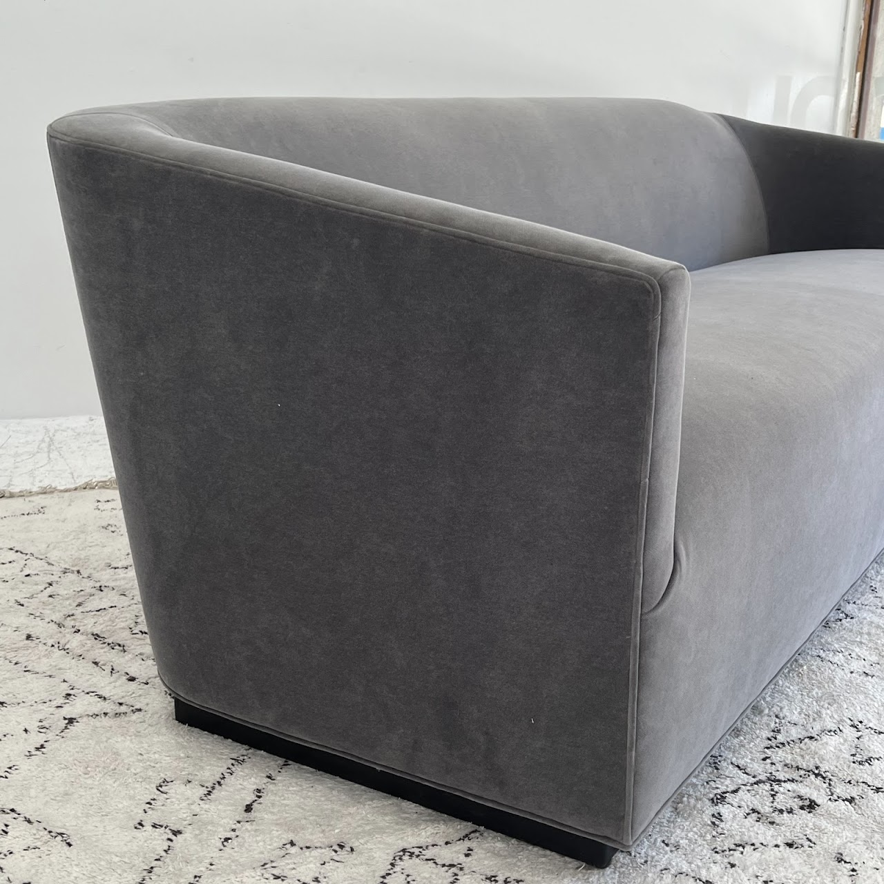 Restoration Hardware 1950s Italian Style Shelter-Arm Sofa