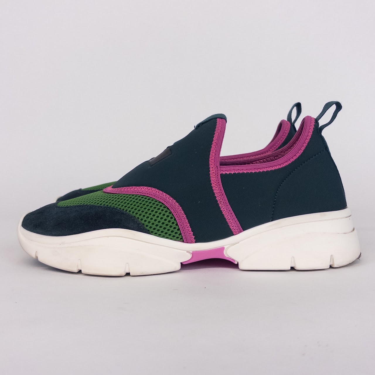 Isabel Marant Neoprene, Mesh and Suede Sneakers