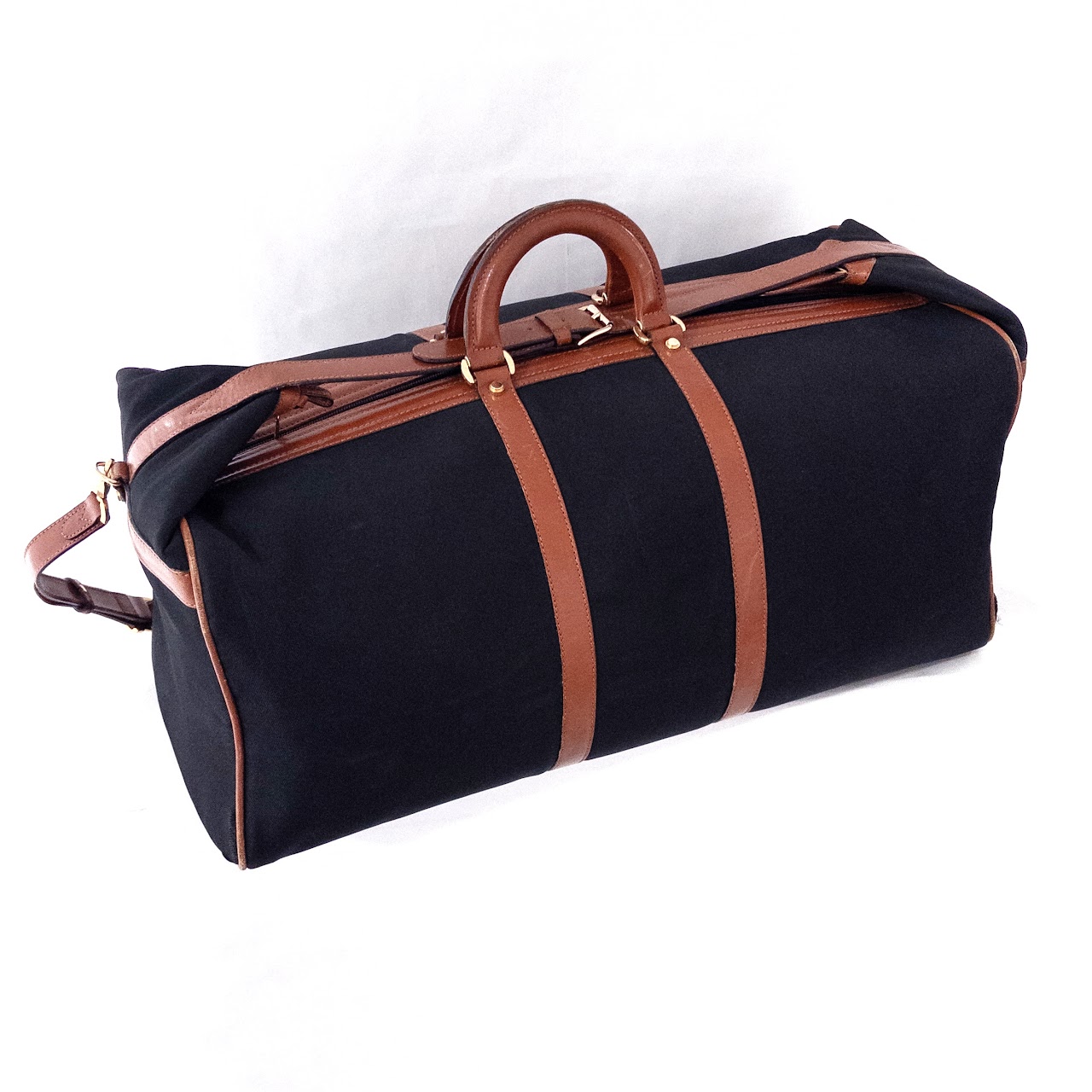 Asprey & Garrard Nylon Weekender Bag