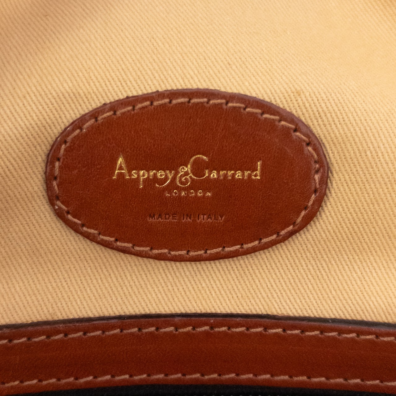 Asprey & Garrard Nylon Weekender Bag