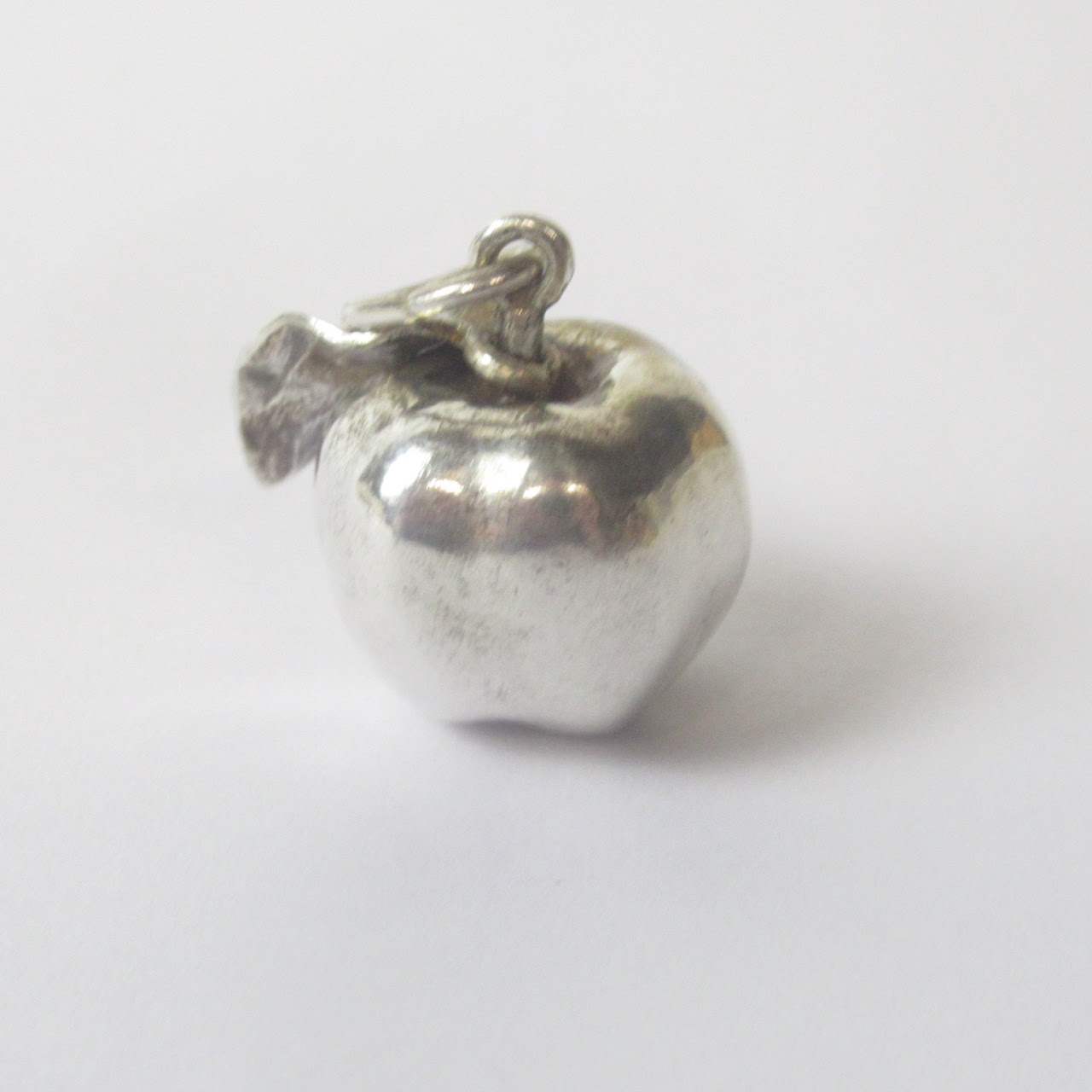 Sterling Silver Apple Pendant