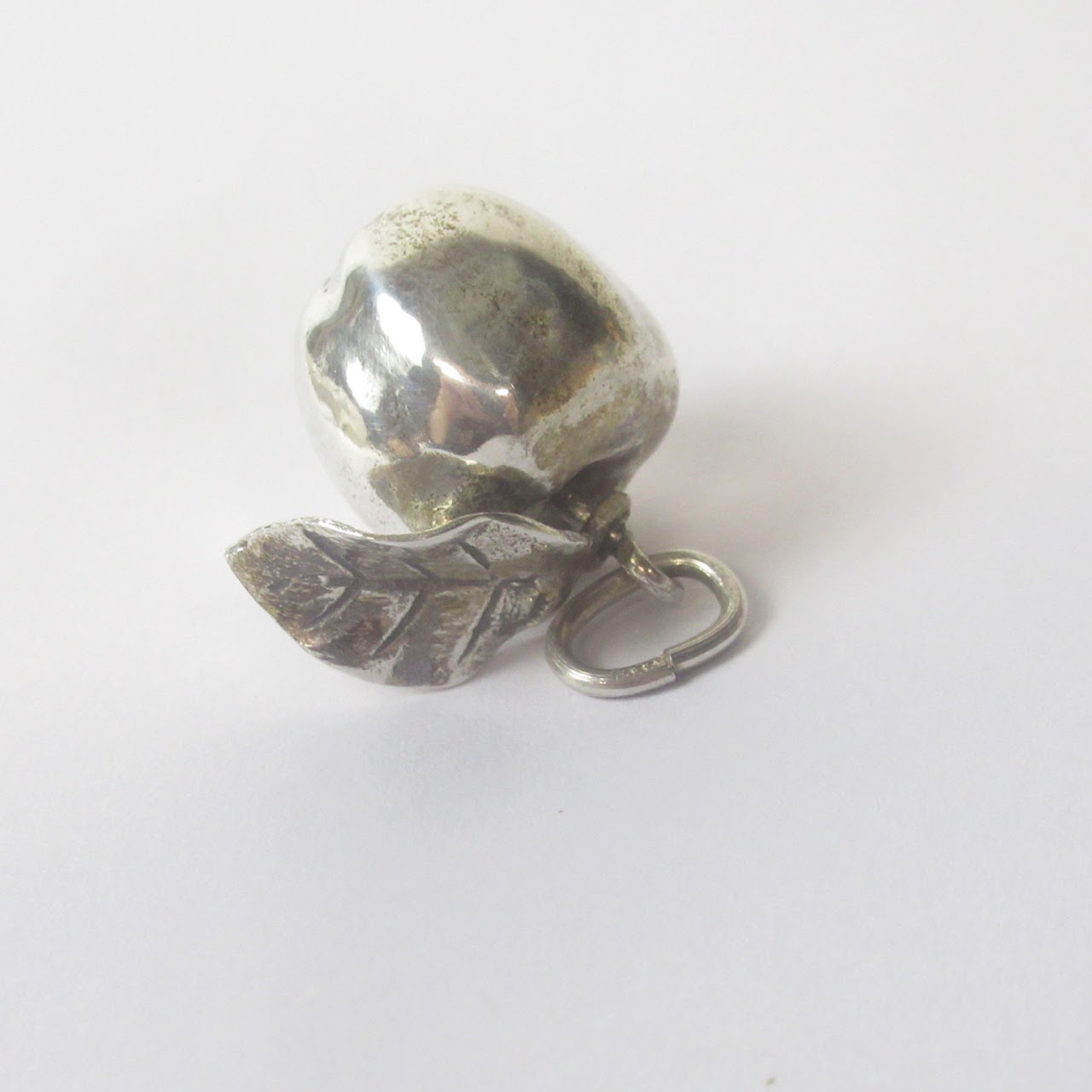 Sterling Silver Apple Pendant