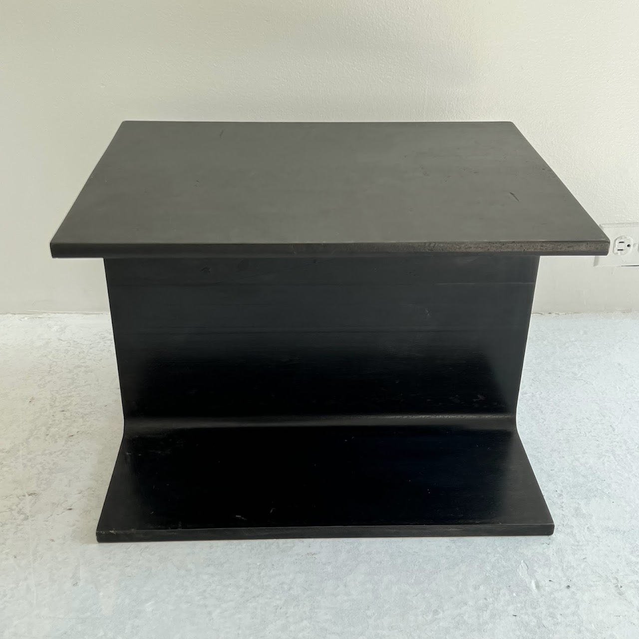 Square I-Beam End Table