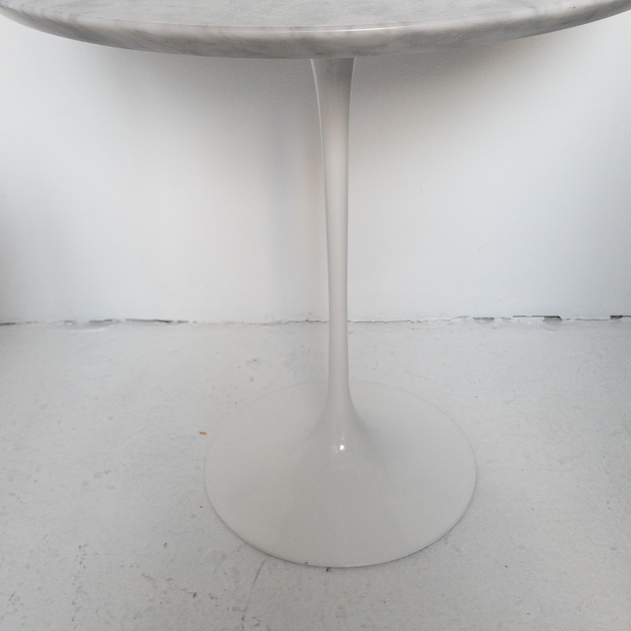 Marble Top Pedestal Accent Table