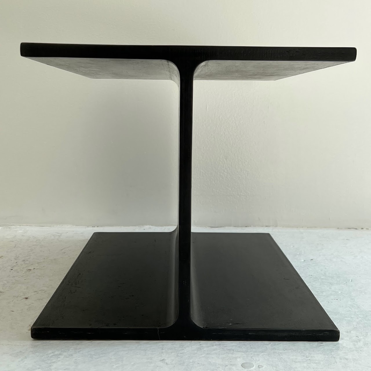 Square I-Beam End Table