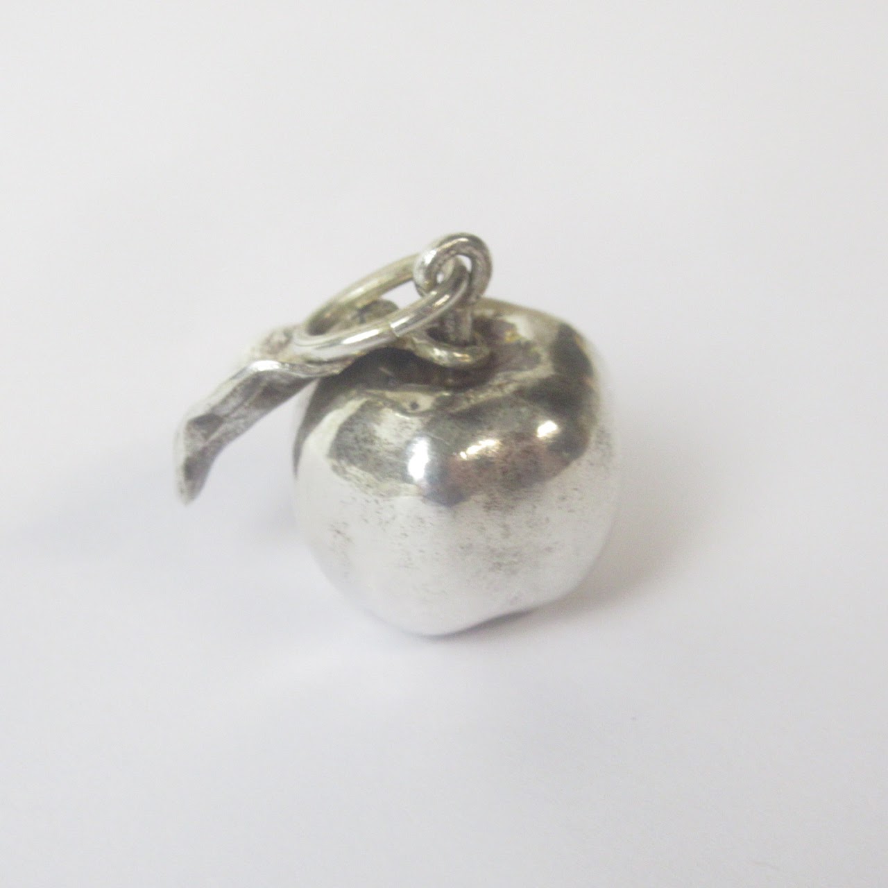 Sterling Silver Apple Pendant