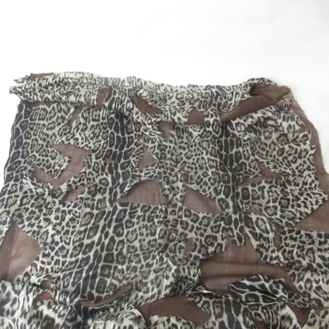 Roberto Cavalli Animal Print Wrap