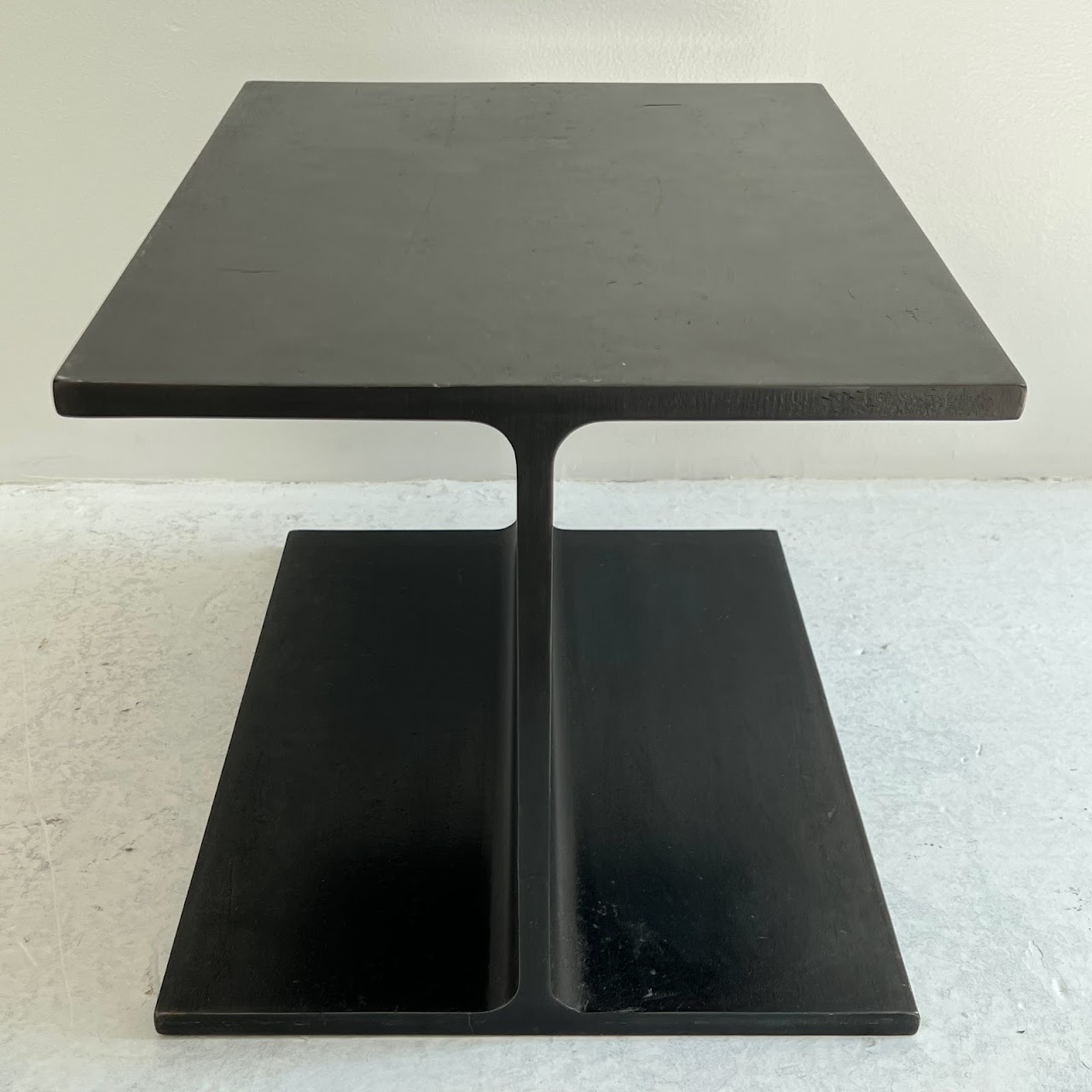 Square I-Beam End Table