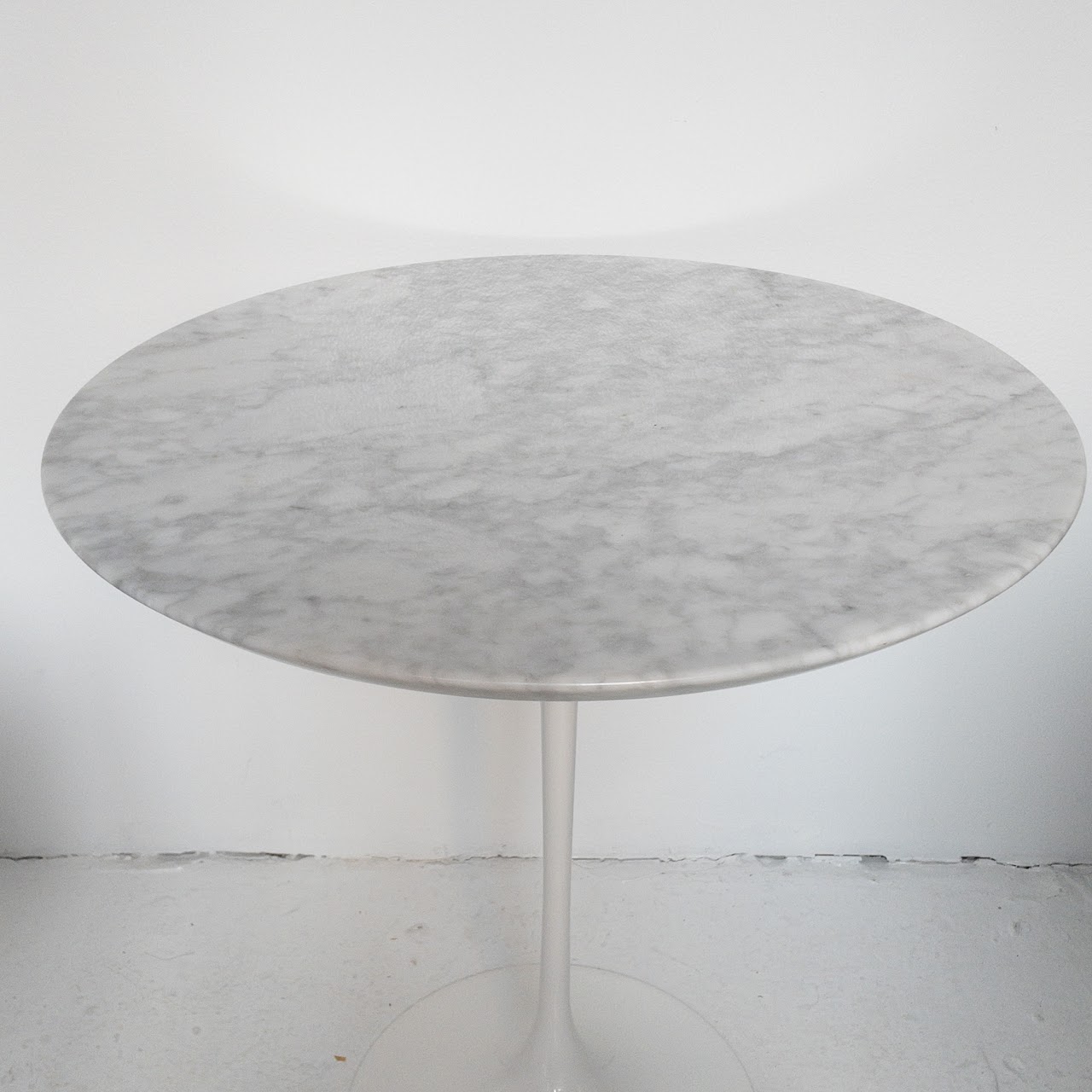 Marble Top Pedestal Accent Table