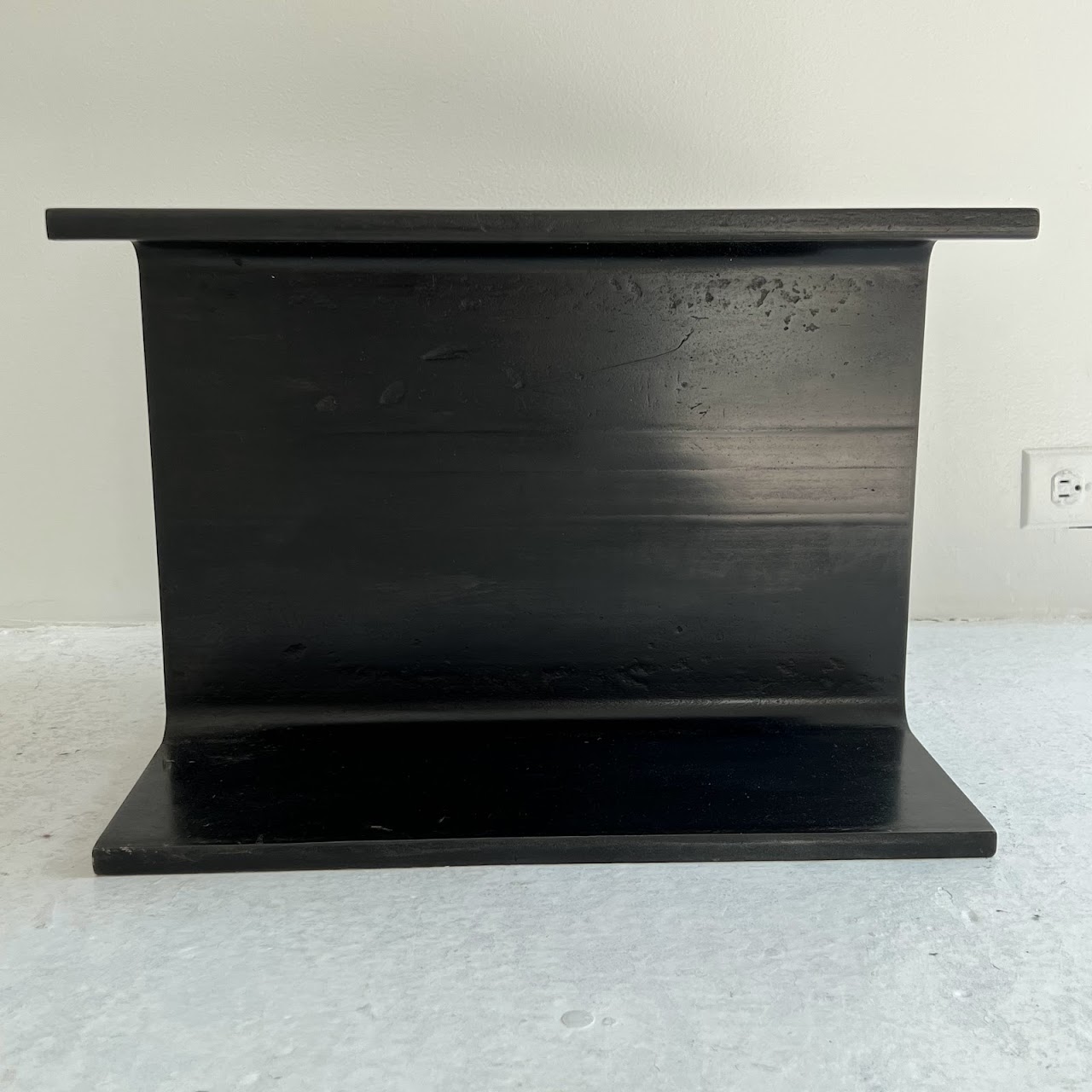 Square I-Beam End Table