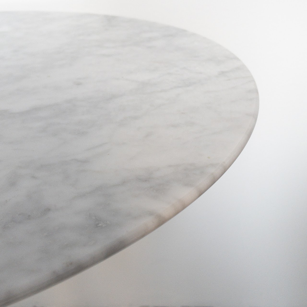 Marble Top Pedestal Accent Table