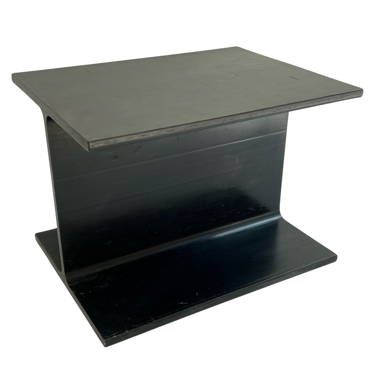 Square I-Beam End Table